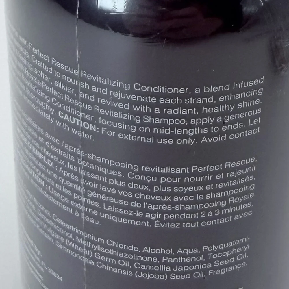 Royale Rescue Unisex 8.45 oz Rescue Revitalizing Conditioner Factory Sealed NEW